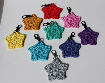 Crochet Star Keyring