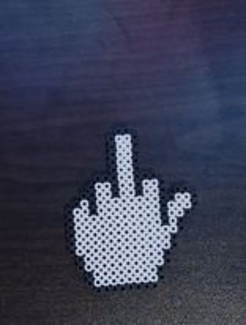 Middle Finger Pixel Art Etsy Ireland