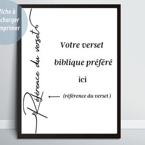 Spersonalizowany plakat chrześcijański, grafika ścienna do druku, wybrany werset biblijny, chrześcijański plakat dekoracyjny do ramki
