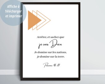 Poster Verset Biblique Ecclésiaste 3:1-8 – Décoration Murale Minimaliste, Marque HappyHome