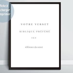 Spersonalizowany plakat chrześcijański, grafika ścienna do druku, wybrany werset biblijny, chrześcijański plakat dekoracyjny do ramki