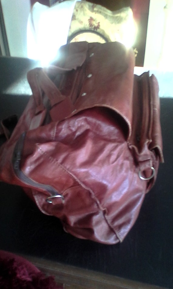 Leather Folding Travel Bag