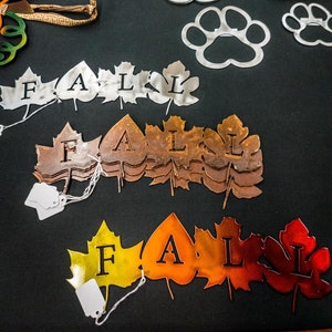 Hojas de otoño Dxf/Svg - Brightnite Metalworx Descarga digital - Laser CNC Plasma Waterjet - Svg - Dxf - FALL para CNC