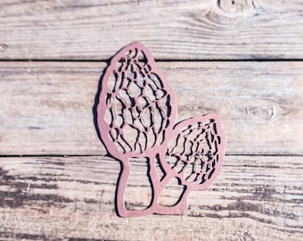 Morel Mushroom Dxf/Svg - Brightnite Metalworx Digital Download - Laser CNC Plasma - Svg - Dxf Witchy Decor Crystals Sun and Moon for CNC