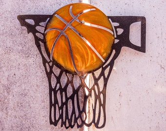 Basketball Wall ART Dxf/Svg - Brightnite Metalworx Digital Download - Laser CNC Plasma Waterjet - Svg - Dxf Ball and Hoop Wall Decor for CNC