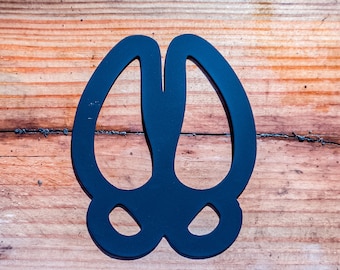 Deer Hoof Print SVG DXF – CNC Laser Cut File (Digital Download)