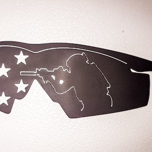 Combat Glasses Wall Decor Dxf/Svg - Brightnite Metalworx Digital Download - Laser CNC Plasma Waterjet - Svg - Dxf Military Wall Art for CNC