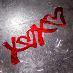 XOXO Valentinstag Dxf/Svg - Brightnite Metalworx Digitaler Download - Laser CNC Konzentration - Laser geschnitten