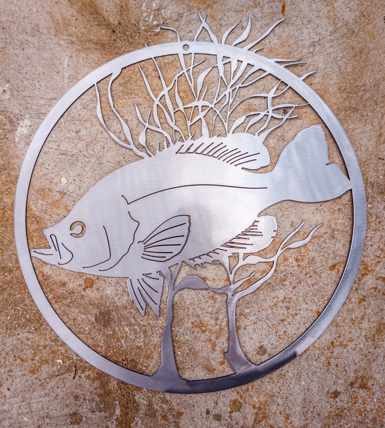 Black Crappie Fish Dxf/svg - Brightnite Metalworx Digital Download ...