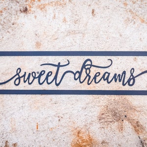 Sweet Dreams - House Warming Gift Dxf/Svg - Brightnite Metalworx Digital Download - Laser CNC Plasma Waterjet - Svg - Dxf Wall Decor for CNC