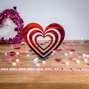 Valentinstag Herz Dxf /Svg - Brightnite Metalworx Digitaler Download - Laser CNC Konzentration