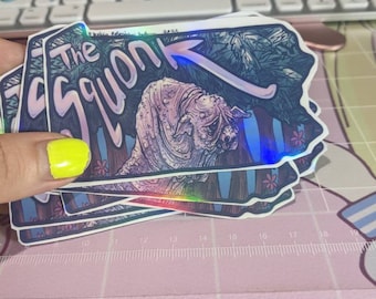 Holographic Squonk sticker, Pennsylvania state Squonk country, PA, the Squonk, Cryptid, holo, cryptids, local legends