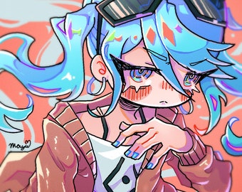 Miku Sand Planet Print