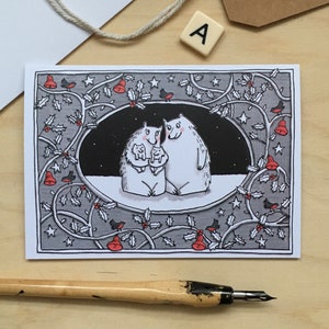 | ours polaires Carte de vœux