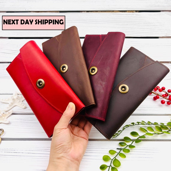 Women Ladies Slim Leather Wallet Credit card Holders Coin Pocket Purse  Handbag | eBay