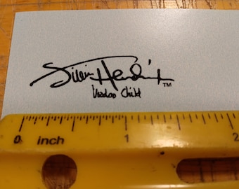 Jimi Hendrix Signature Waterslide Guitar Decal - Restoration Grade
