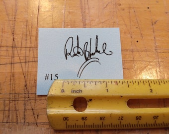 Waterslide Decal for Guitar, FAST insured SHIPPING with TRACKING Premium reproduction decal, Matt Black Ink, Restoration Grade Quality