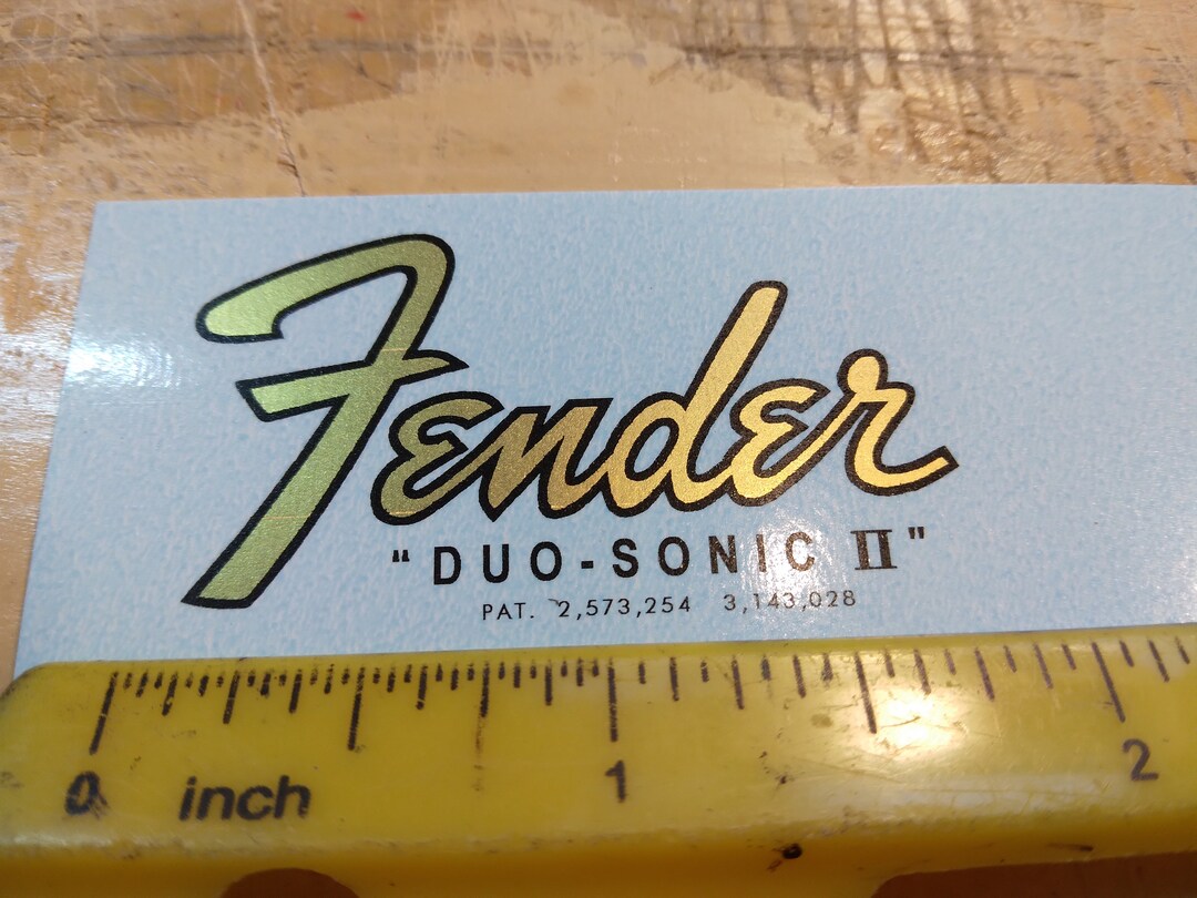 Restoration Guitar Headstock Logo Premium Quality GOLD Etsy