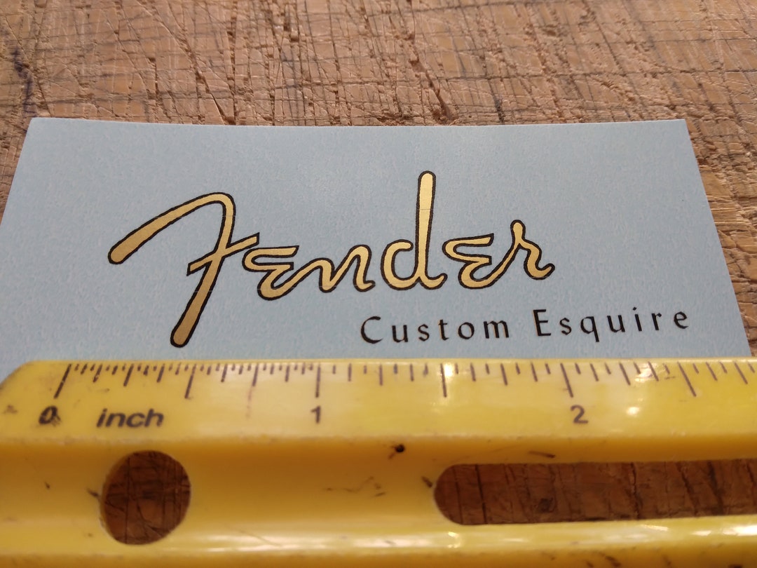 Restoration Guitar Headstock Logo Premium Quality GOLD Etsy