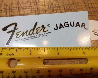Metallic Gold Guitar Waterslide Decal: Restoration Grade
