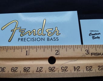 Waterslide Decal for Guitar, FAST insured SHIPPING with TRACKING Premium reproduction decal, Metallic Gold Ink, Restoration Grade Quality