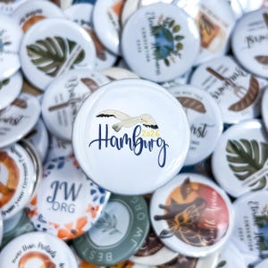 Hamburg 2026 Buttons - internationaler Kongress - Eternal Happiness