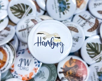 Hamburg 2026 Buttons - internationaler Kongress - Eternal Happiness
