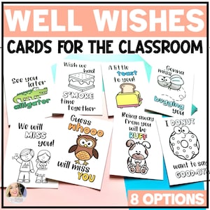 We Will Miss You Cards - Auf Wiedersehenskarte - Miss You Card - Guten Wünsche und MEHR