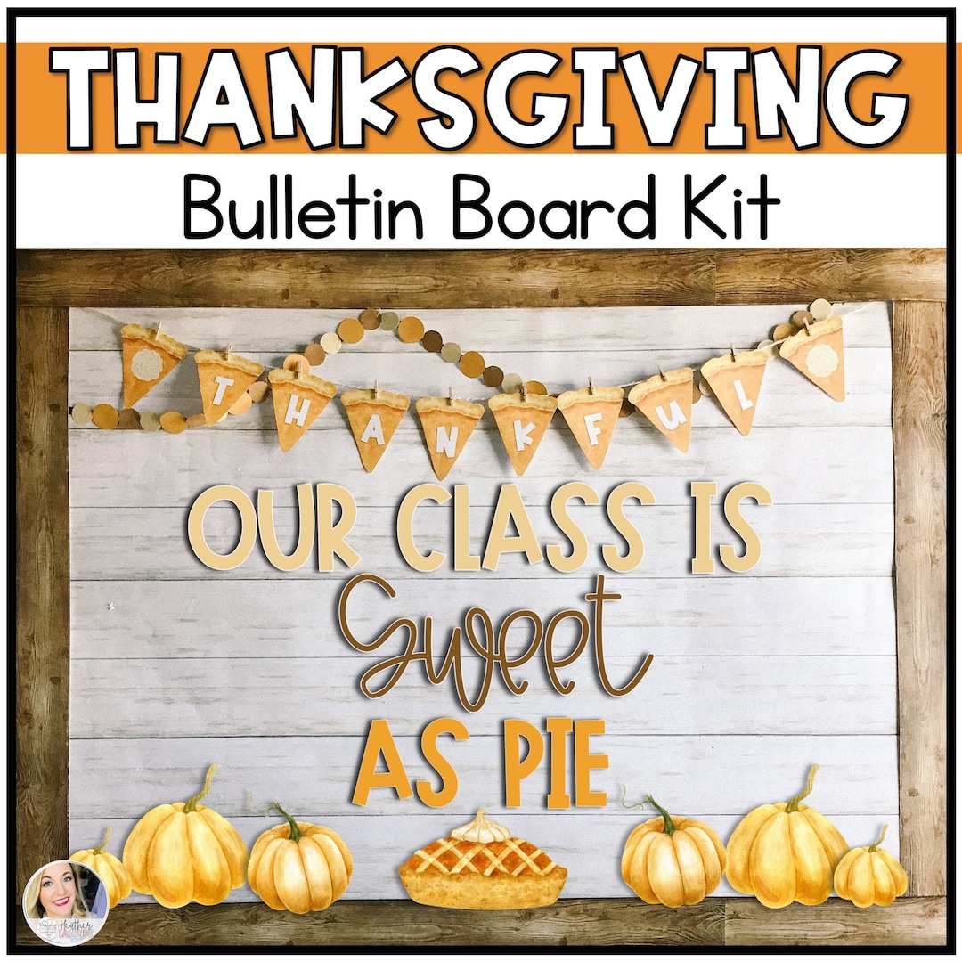 Thanksgiving Themed Bulletin Board Ideas for Fall ... - Etsy