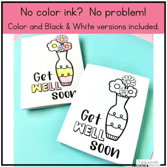 Huxters Get Well Soon Karte – Lustige Whale Karte „Get Whale Soon“ Für Kollegen, Familie, Freunde, 14,8 Cm