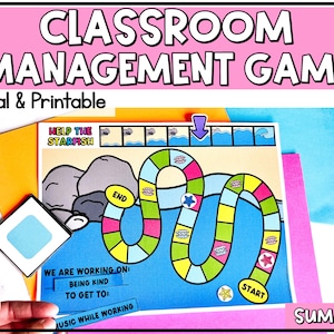 Classroom Behavior Management System - Cooperative Positive Classroom Management Games - Help The Starfish - Digital - PDF - Ocean Behavior