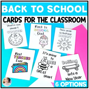 Karte zum Schulanfang für Lehrer - Karte zum Schulanfang - Erster Schultag Karte - Geschenk vom Lehrer - Glücklicher erster Schultag