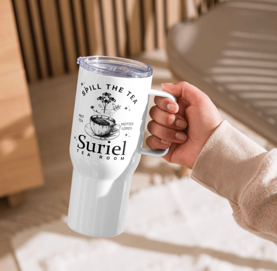 Suriel Tea Co 25 Oz Travel Mug Coffee Gift for Her A Court of Etsy
