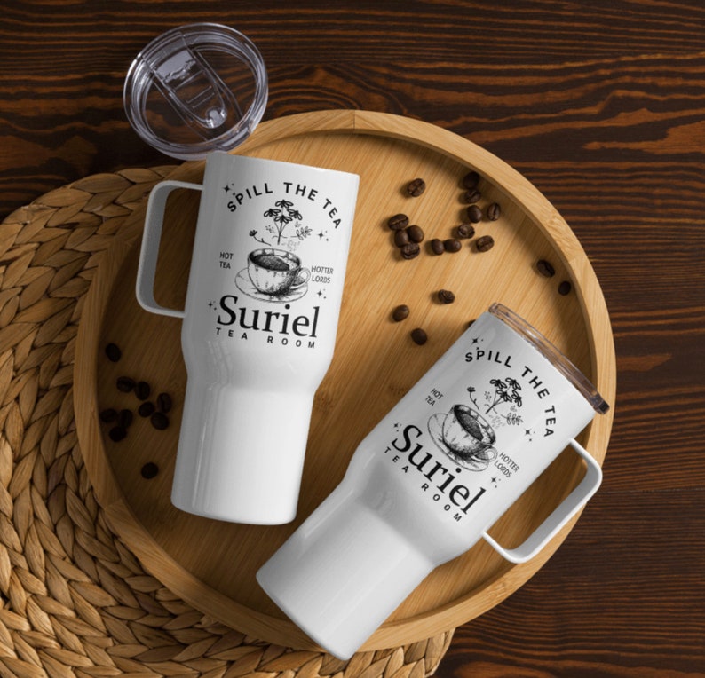 Suriel Tea Co 25 Oz Travel Mug Coffee Gift for Her A Court of Etsy