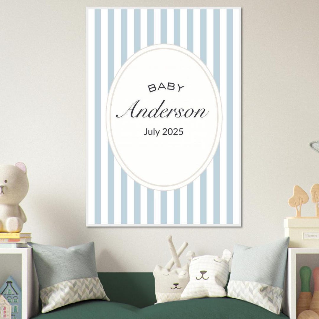Custom Newborn Baby Photo Frame Personalized Gift for New Parents Baby ...