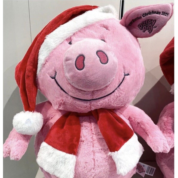 Percy Pig Soft Toy Christmas 2021 Large Teddy LIMITED EDITION 60CM M&S Xmas