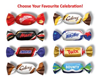 Celebrations Chocolate Choose Your Favourite Pick n Mix Nestle Dated 08/2025 Wedding Gift Hamper Party