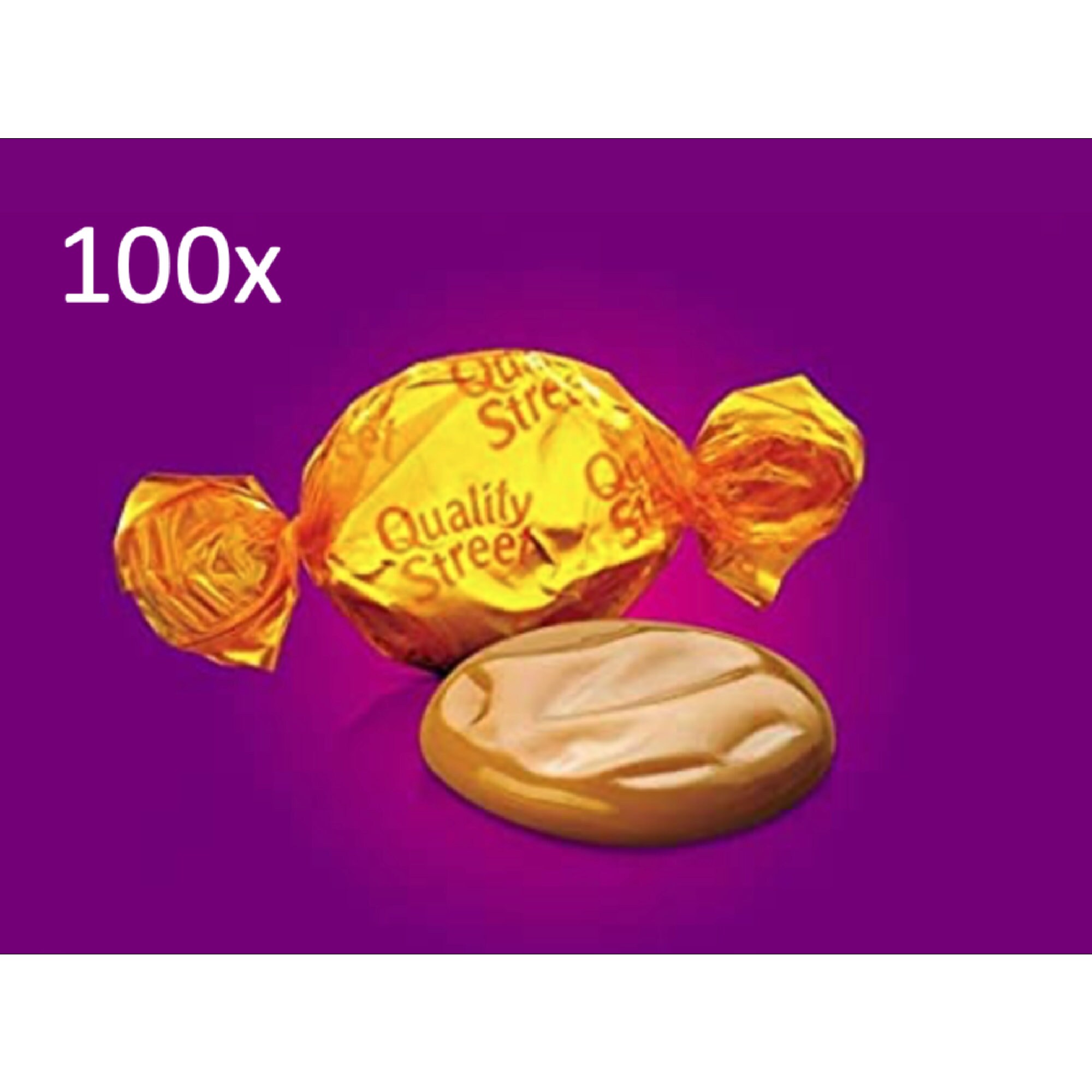 Quality Street Toffee Penny X100 Flavour Dated 08/24 Chocolate Etsy