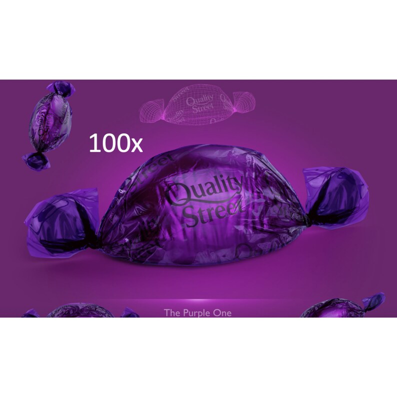 Quality Street Purple One X100 Flavour Dated 08/24 Chocolate Etsy
