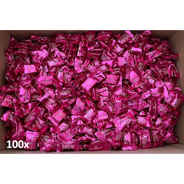 Cadbury Roses Strawberry Dream Flavour x100 Chocolate Dated 08/2025 Choose Your Own Wedding Gift Hamper Party