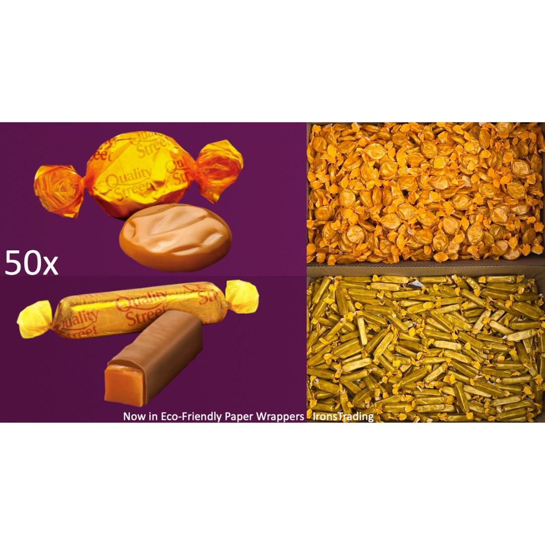 Quality Street Toffee Finger & Toffee Penny Mix X50 Flavour Dated 08/24