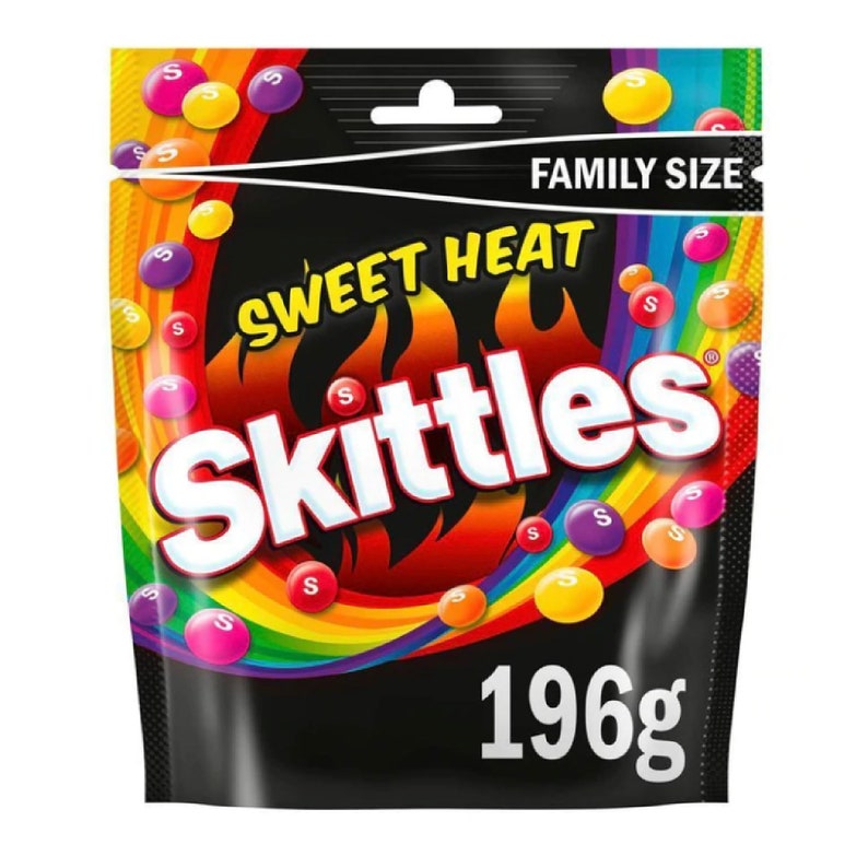 Skittles Sweet Heat Edition 1kg Bucket of Sweets Reusable Tub Etsy