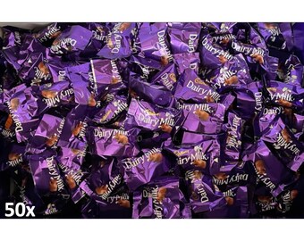 Cadbury Roses Dairy Milk Chunks Flavour x50 Pick n Mix Choose Own Dated 09/2024 Wedding Gift Hamper Party