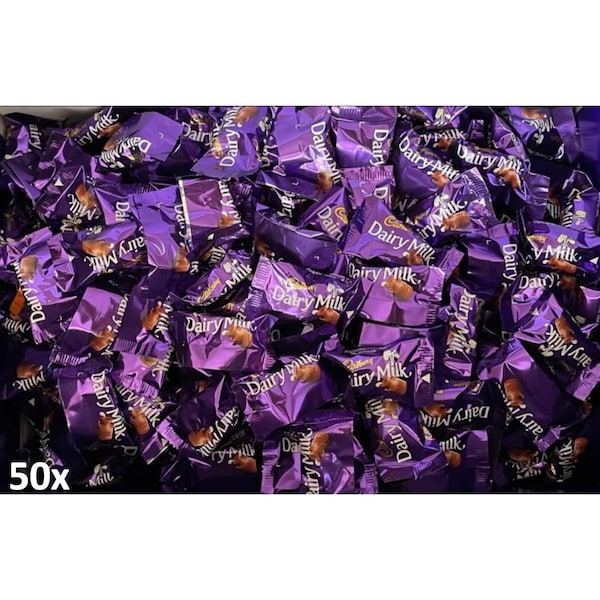 Cadbury Roses Dairy Milk Chunks Flavour x50 Pick n Mix Choose Own Dated 09/2025 Wedding Gift Hamper Party