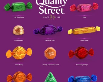 Quality Street Chocolate Choose Colour & Amount Nestle Christmas Gift Idea Dated 08/2024 Choose Your Own