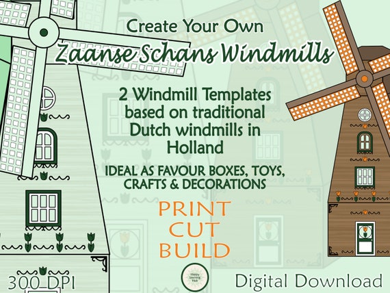 Windmill Template Printable