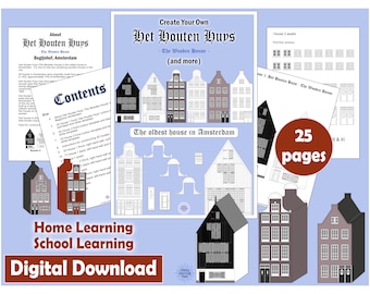 Dutch Paper Houses: Amsterdam Architecture Craft (Digital Download)