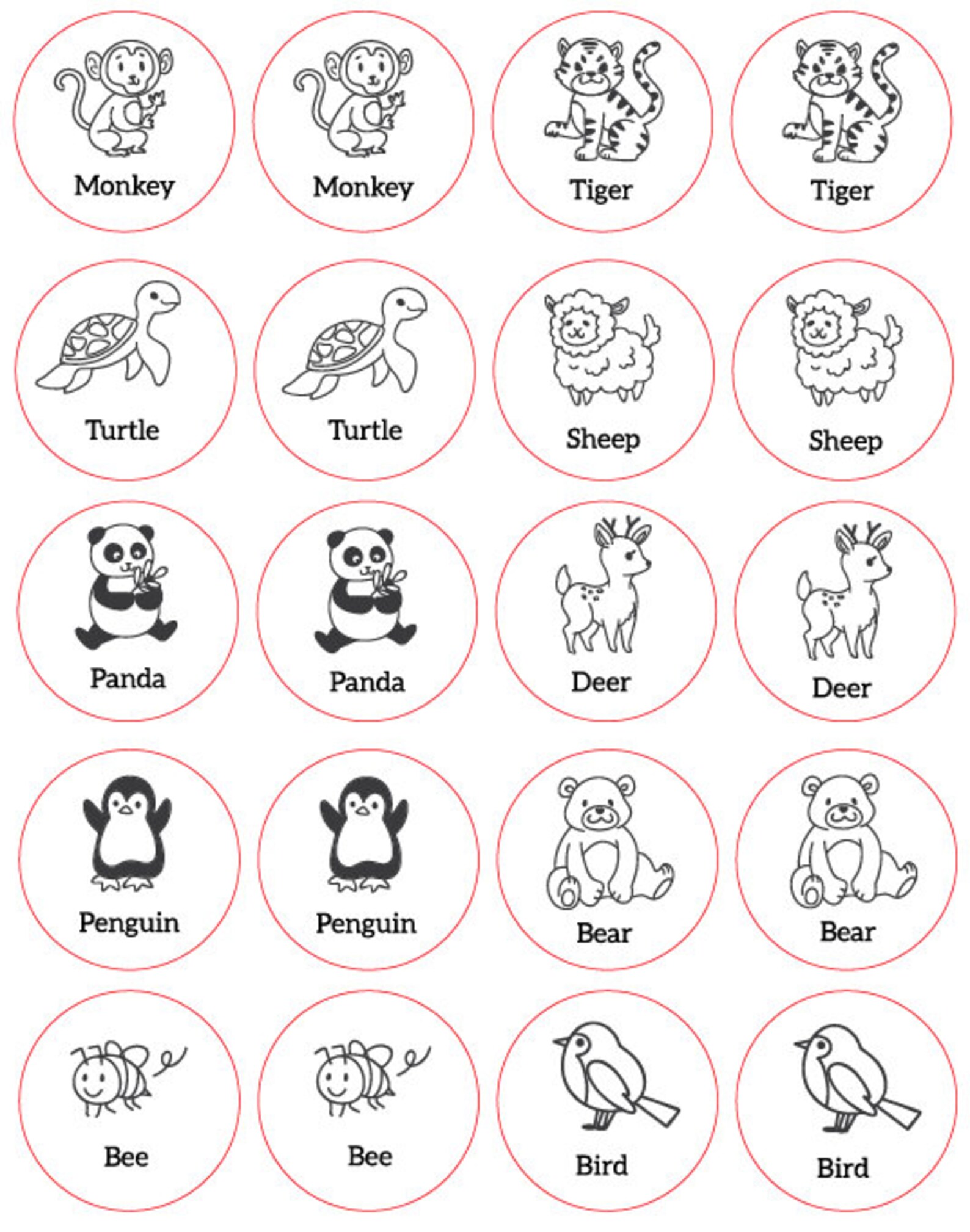 Kids Memory Game Design for Laser Cutting DIGITAL PRODUCT - Etsy