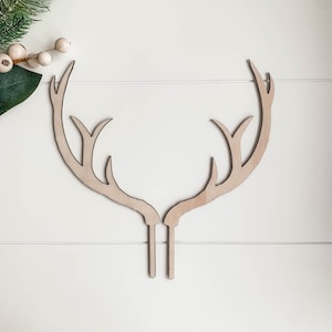 Deer Antlers Cake Topper Design for Laser Cutting - DIGITAL PRODUCT ONLY
