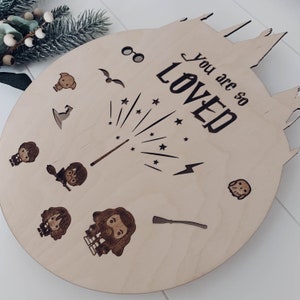 Wizard Themed Wall Sign Design for Laser Cutting - DIGITAL PRODUCT ONLY